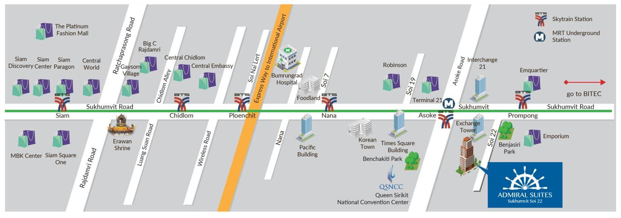 Admiral Suites Bangkok Kültér fotó
